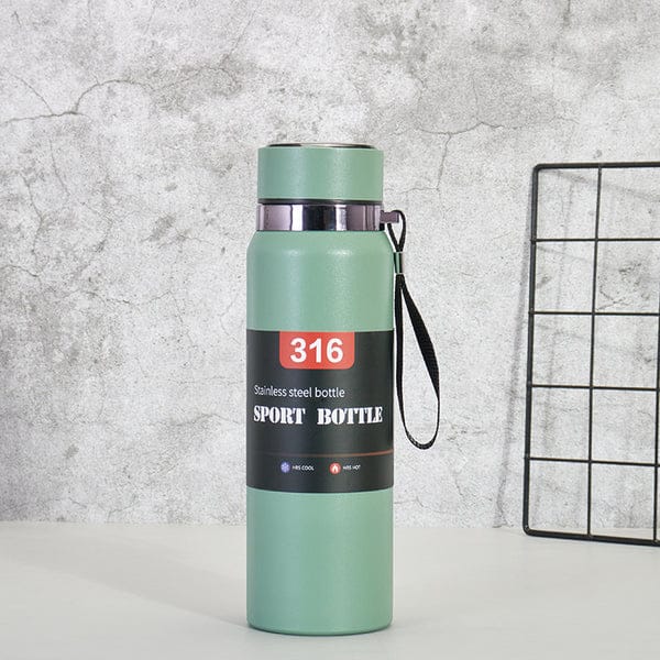 800ml Vacuum Insulated Temperature Display Water Bottle - Techmanistan in Pakistan