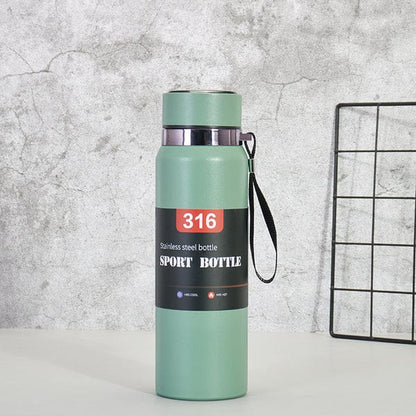 800ml Vacuum Insulated Temperature Display Water Bottle - Techmanistan in Pakistan