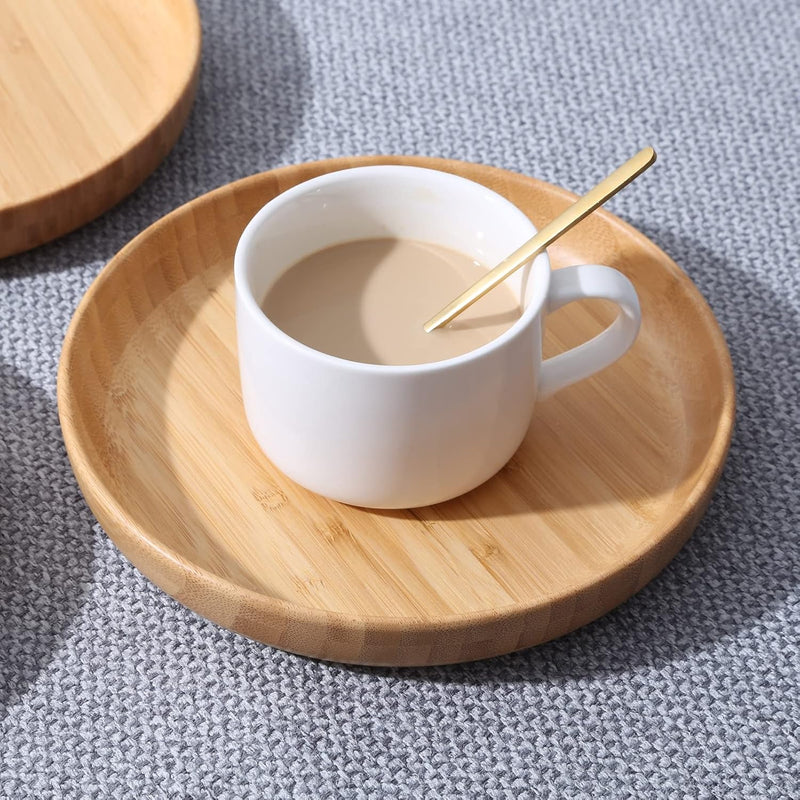 Round Bamboo Serving Plate