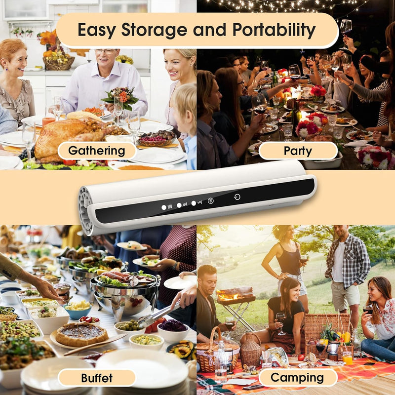 Electric Warming Tray, Full Surface Quick Heating Food Warming Mat for Food