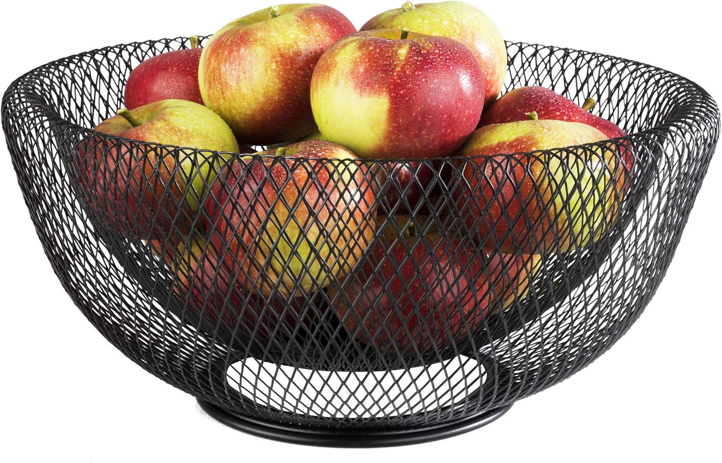 Dual Mesh Fruit Basket Nordic Round Storage Table Basket Techmanistan