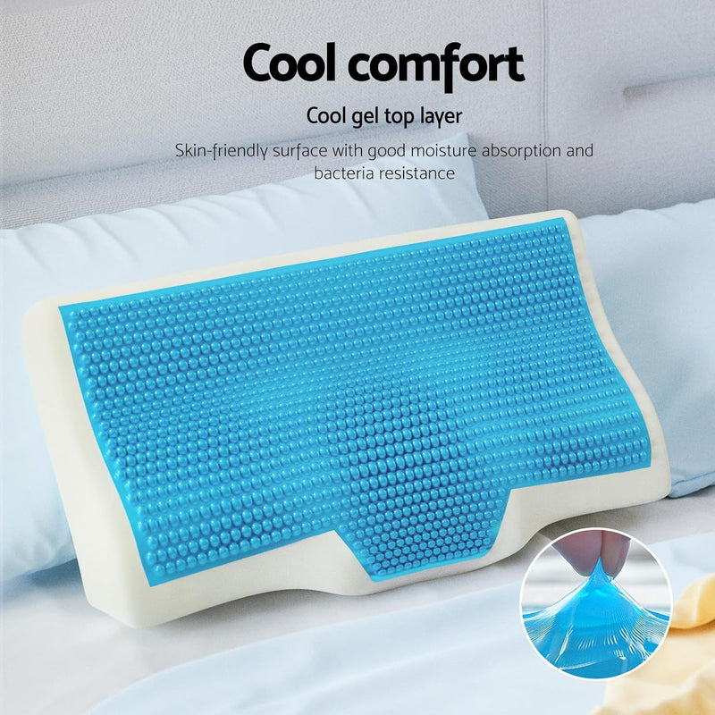 Cooling Sensation Memory Foam Gel Pillow