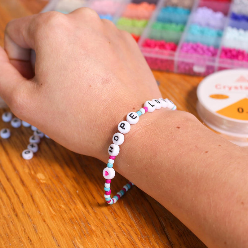 Creative Multicolor Beads Jewelry Making Activity Set