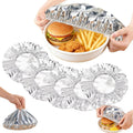 Reusable Aluminium Foil Food Covers Pack Of 10