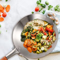 Stainless Steel Wok Pan Stir Fry Pan