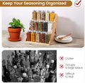 Set of 15 Spice Bottles with Stand, 3-Tier Spice Organizer