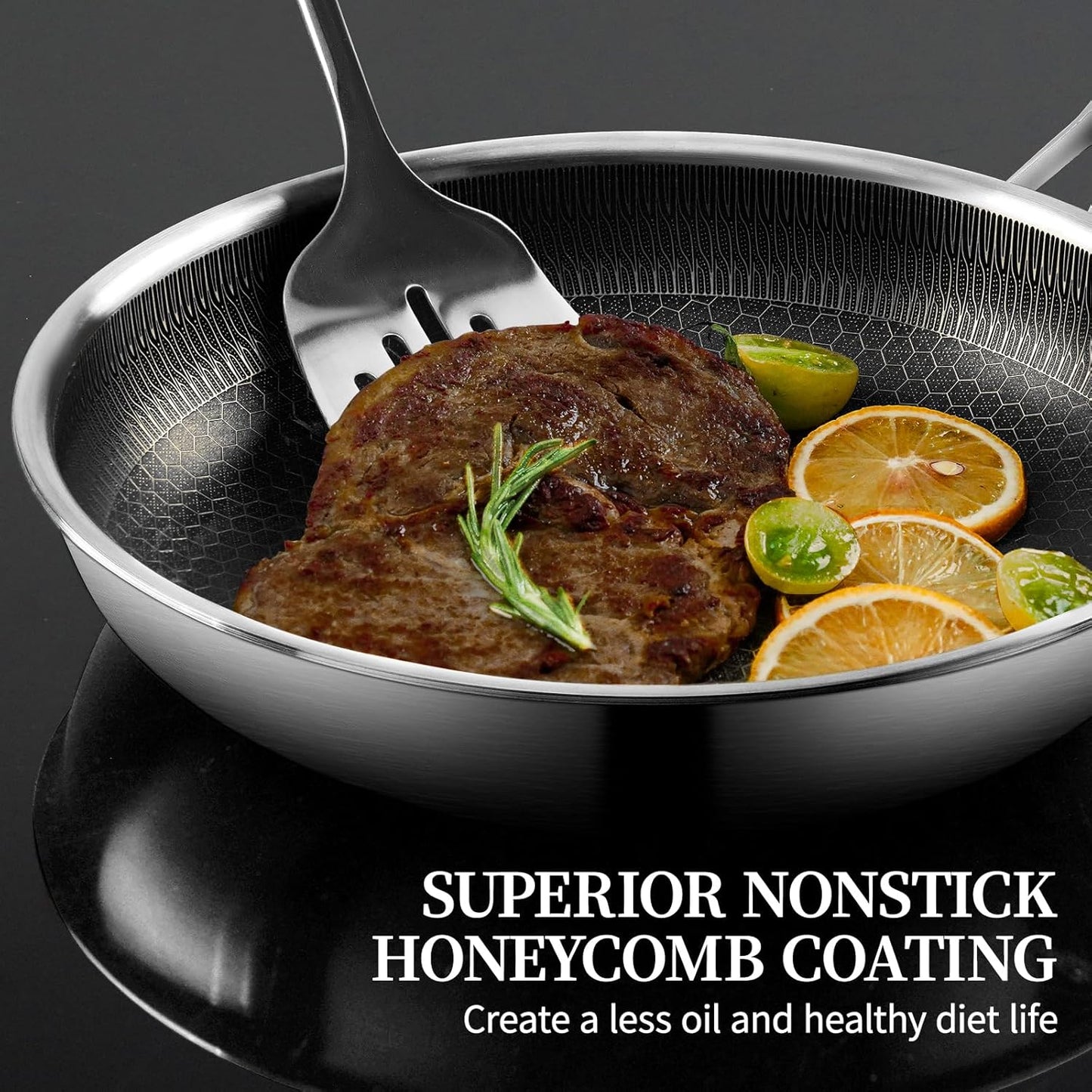 One Sided Laser Coated Frying Pan Techmanistan