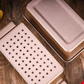 Meatloaf Pan with Drain Tray | Bread Loaf Pan with Insert