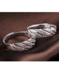 Pack of 2 - Silver Plated Metal Rings--Techmanistan-My Store