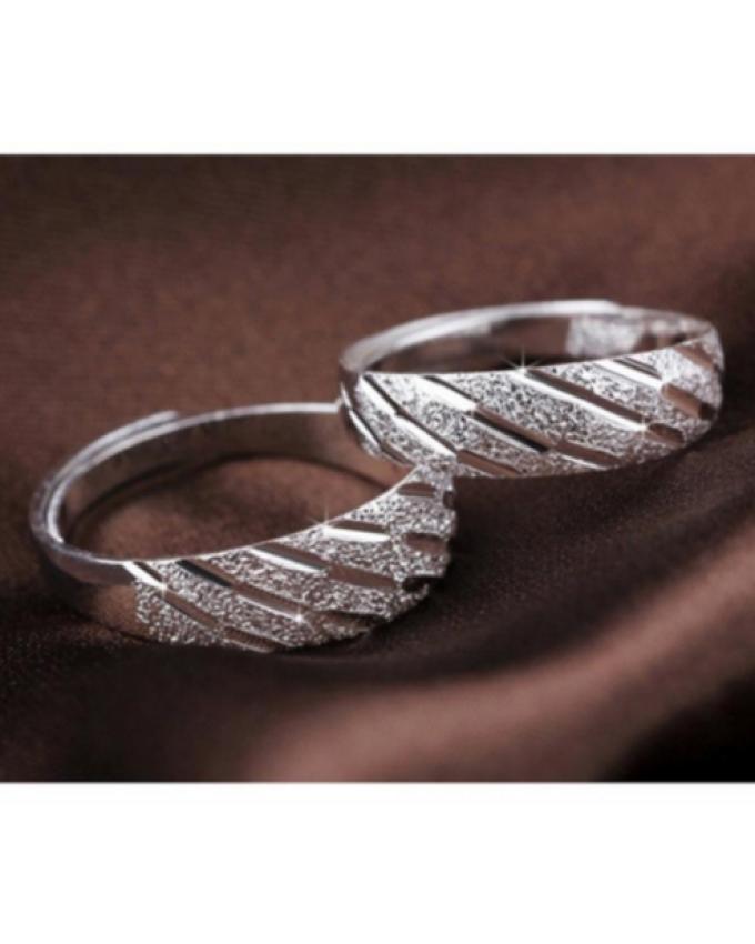 Pack of 2 - Silver Plated Metal Rings--Techmanistan-My Store