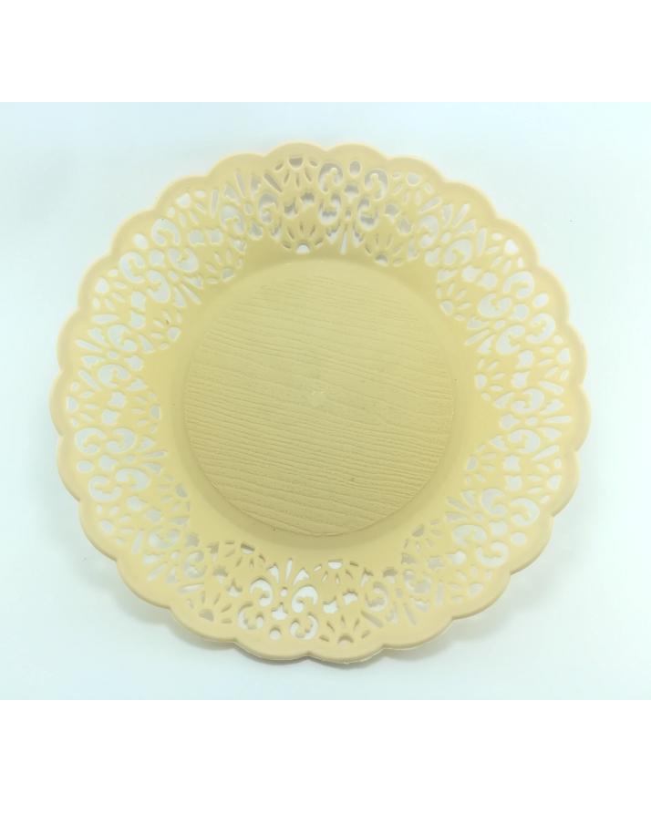 Pack of 3 - Hollow Flower Pattern Plates