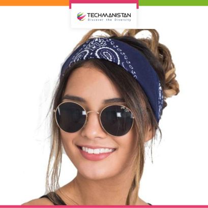 Paisley Hair Bandana Headband for Women