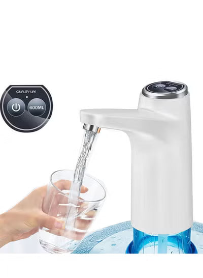 Rechargeable Portable Automatic Water Pump – USB Electric Water Dispenser for Gallon Bottles