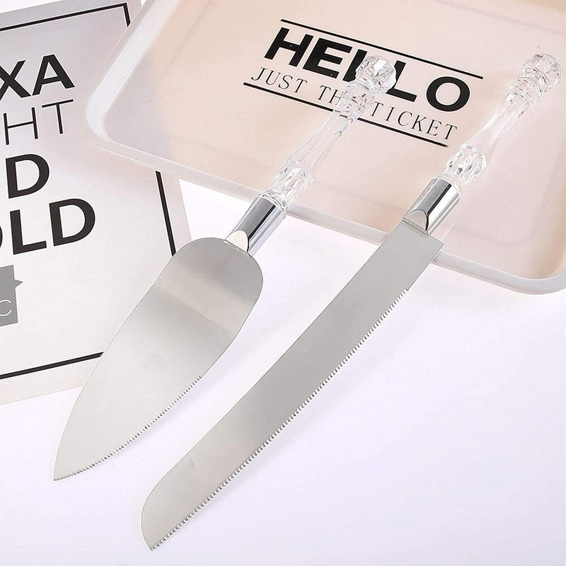 Wedding & Birthday Cake Knife and Server Set - Cake Cutter and Server Set My Store