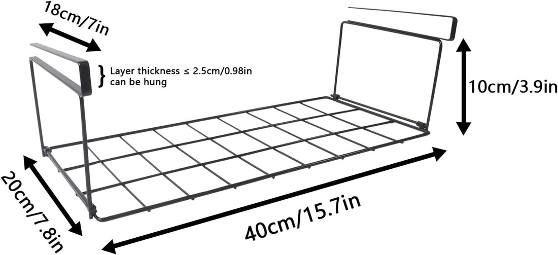 Foldable Under Shelf Storage Basket