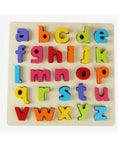 Wooden Lowercase Alphabet Puzzle for Kids Early Educational Toys My Store