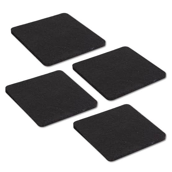 Pack of 12 - 4cm Sized Stick-On Self Adhesive Felt Pads