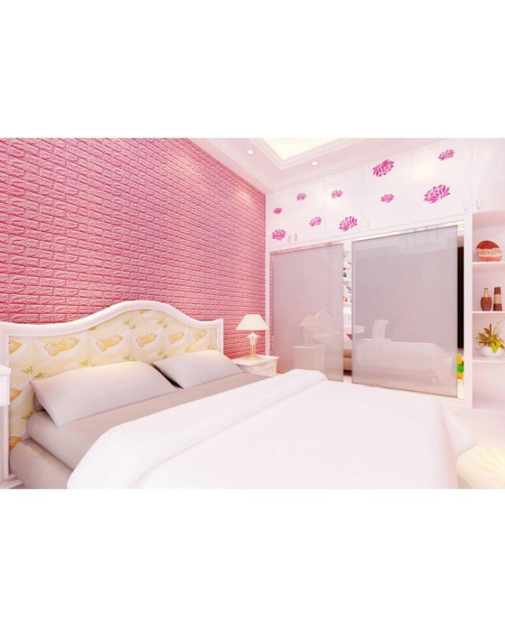 Pack of 4 - 3D Brick Wall Stickers Techmanistan