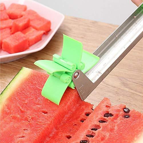 Watermelon Slicer Cutter Stainless Steel Cutter Tongs Corer Fruit Vegetable Tools Kitchen Gadgets - Techmanistan