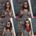 Ultimate Gen Z Pack – 6 Printed Bandanas + 3D Blindfold + Glass Tumbler