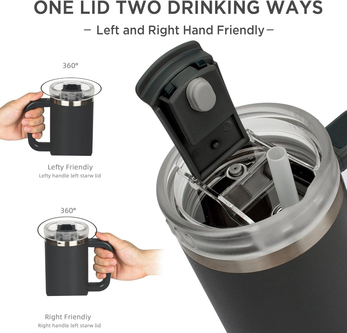 900ml Tumbler Cup with Handle - Techmanistan in Pakistan