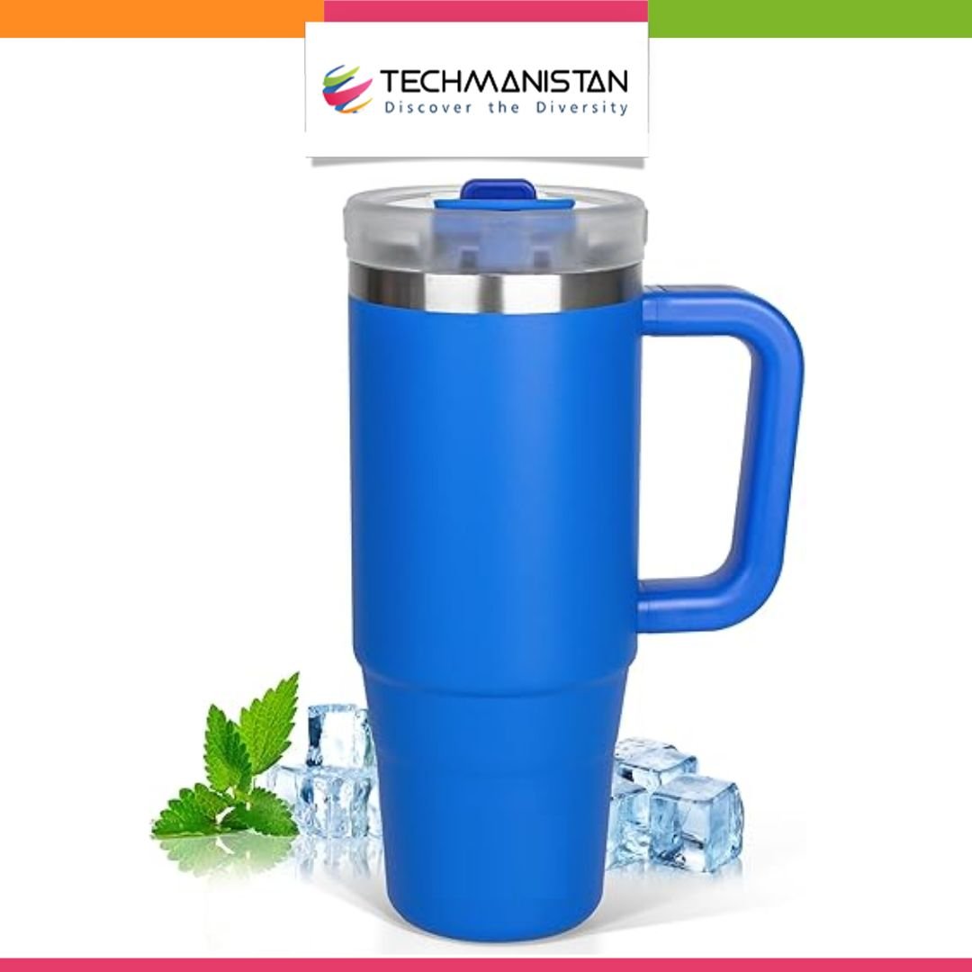 900ml Tumbler Cup with Handle - Techmanistan in Pakistan