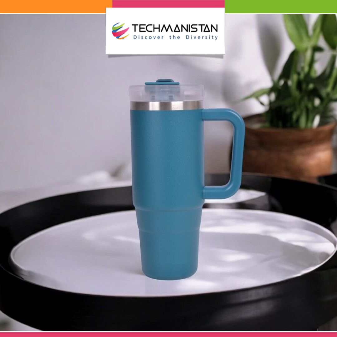 900ml Tumbler Cup with Handle - Techmanistan in Pakistan