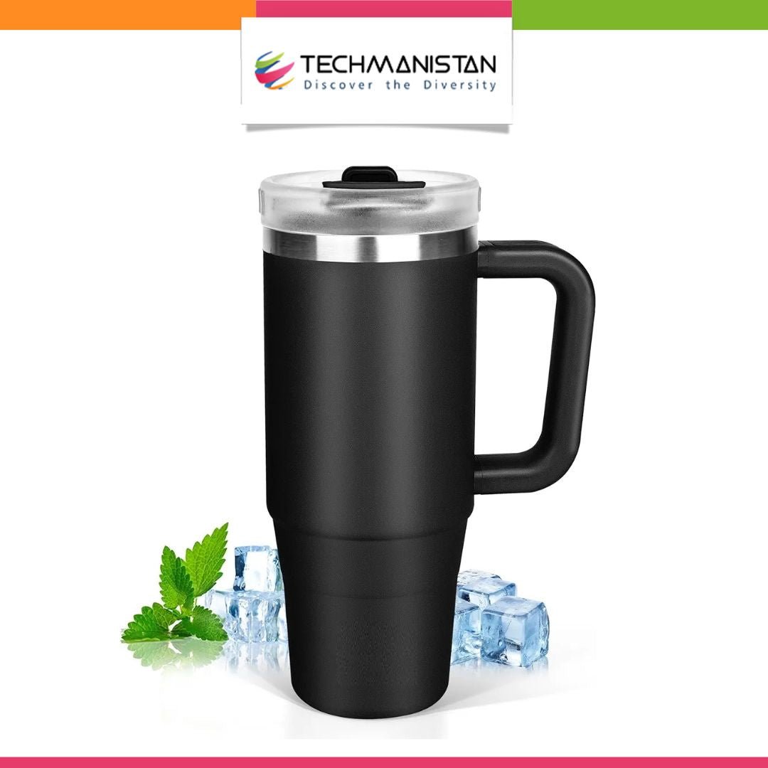 900ml Tumbler Cup with Handle - Techmanistan in Pakistan