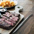 Stainless Steel Serrated Blade Steak Knife – Laguiole Style