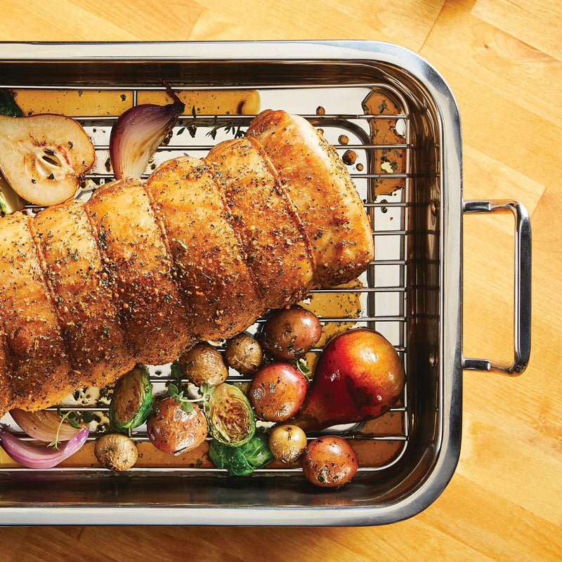 Premium Non-Stick Air Fryer Baking Tray with Mesh Basket