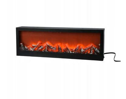 Electric Fireplace Insert with Realistic Flame Effect LED Fireplace Firebox