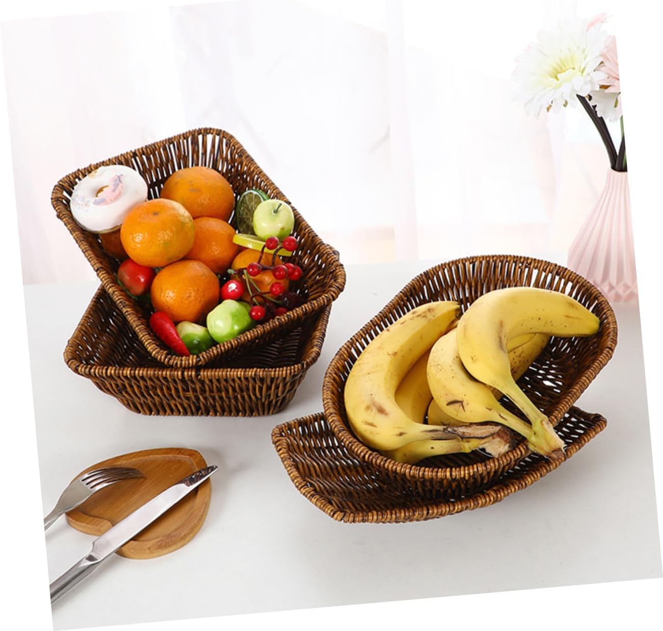 Multipurposed Nylon Wicker Basket