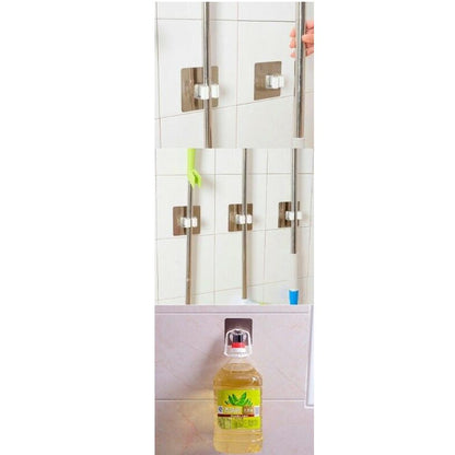 Wall Mounted Mop Holder Techmanistan