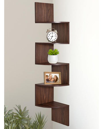 5 Tier Wall Mount Corner Shelf