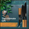4 Pcs High-Carbon Stainless Steel Chef Knife Set