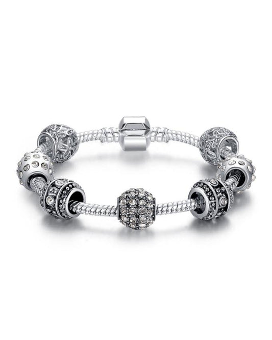 Silver Metal Tibetan Bracelet for Women - Techmanistan