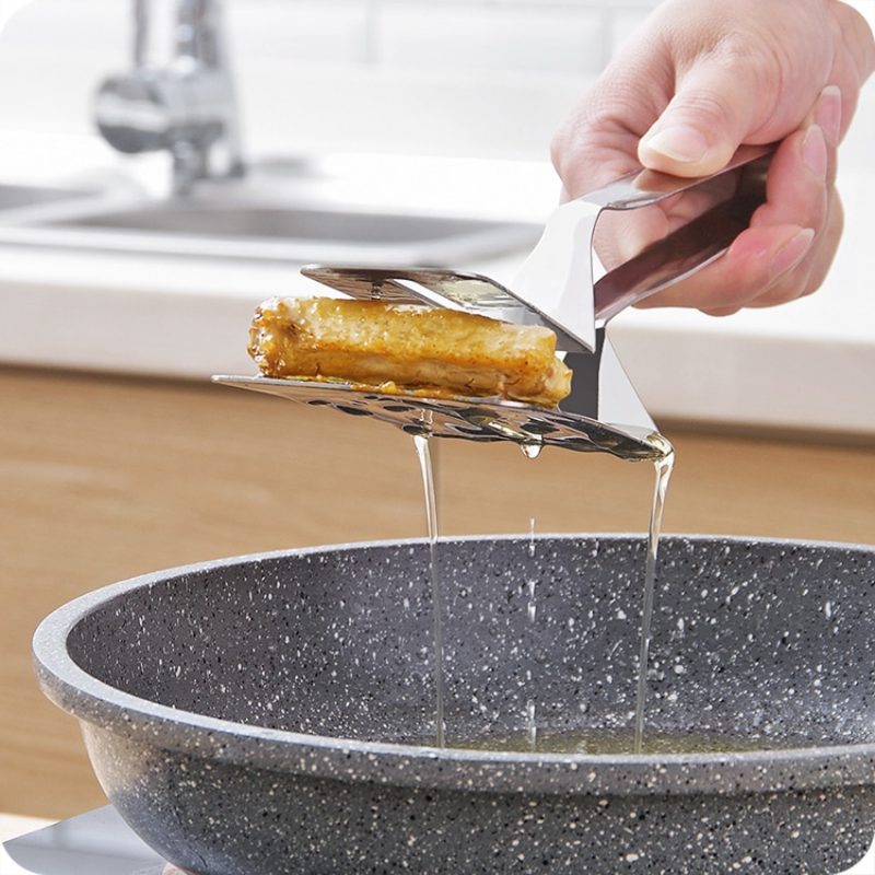 Stainless Steel Flipping & Frying Tong Handy Barbecue/Fish/Frying/Serving/Baking Clips My Store