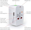 Universal Worldwide Travel Wall Charger Adapter AC Power AU UK US EU Conversion Plug Techmanistan