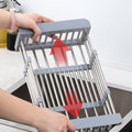 Retractable Stainless Steel Dish Drainer – Adjustable Over Sink Drying Rack