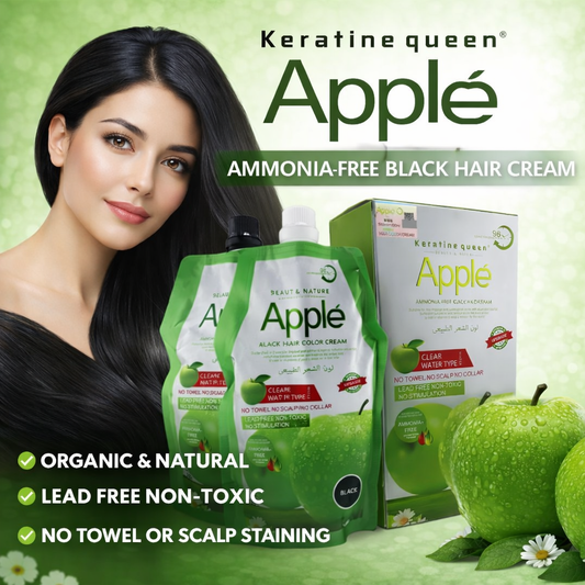 Apple Ammonia-Free Hair Color Cream - Black & Brown