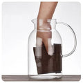 2 Liters Glass Jug with Handle & Stainless Steel Handle Techmanistan