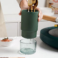 Self Draining Ceramic Chopsticks Cutlery Holder Techmanistan