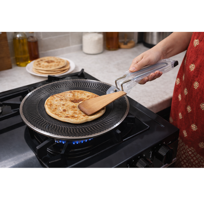 Laser Coated Honeycomb Tawa with Single Handle