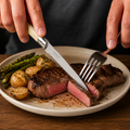 Stainless Steel Serrated Blade Steak Knife – Laguiole Style
