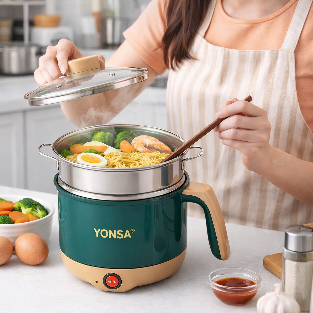 Multifunctional Electric Heating Cooking Steamer Pot