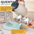 2 Compartment Insulated Lunch Box with Lid