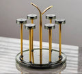 Moving Glass Stand / Rotating Glass Holder Rack (6 Glass Capacity)