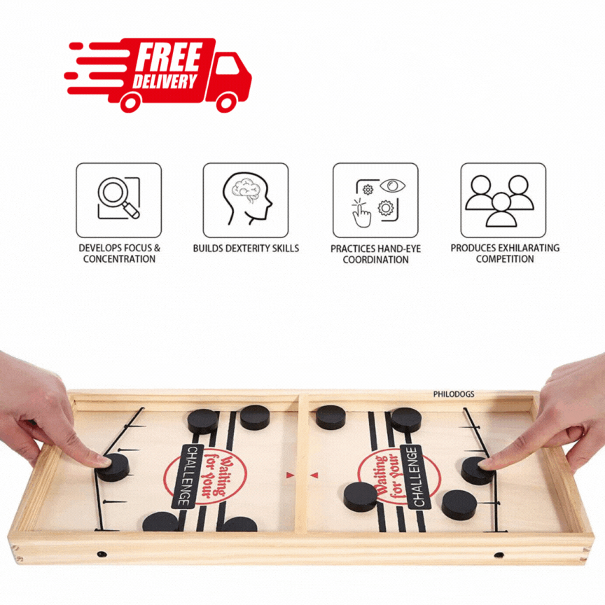 Children's Bump Ejection Hockey Board Game - Techmanistan in Pakistan