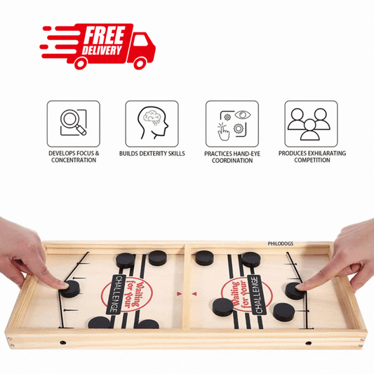 Children's Bump Ejection Hockey Board Game - Techmanistan in Pakistan