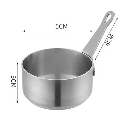 Stainless Steel Mini Saucepan Milk Pot With Handle